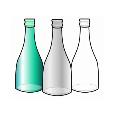 ガラス空瓶　24本入　300ml