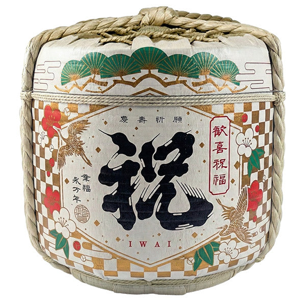 祝（大きさ：2斗・4斗から選択）｜杉樽｜お酒なし｜鏡開き可能【受注